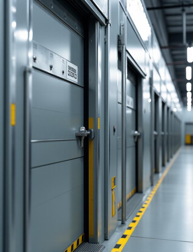Secure cargo bays at Suite 6