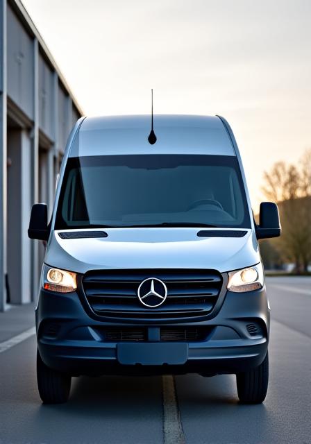 Modern logistics delivery van in Phoenixville